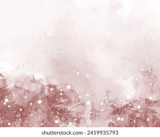 Abstract splashed watercolor background. Design for your cover, date, postcard, banner, logo.
