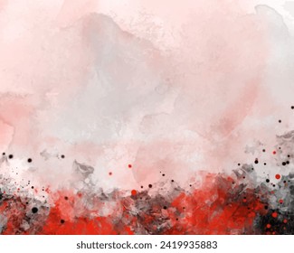 Abstrakter, gespitzter Aquarell-Hintergrund. Design für Ihr Cover, Datum, Postkarte, Banner, Logo.