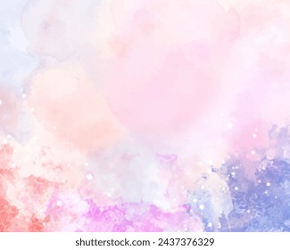 Abstract splashed watercolor background. Design for your cover, date, postcard, banner, logo.
