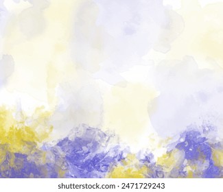 Abstract splashed watercolor background. Design for your cover, date, postcard, banner, logo.