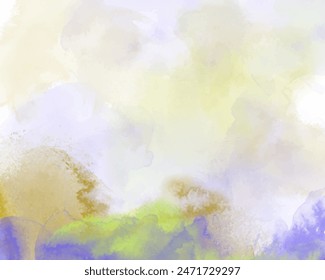 Abstract splashed watercolor background. Design for your cover, date, postcard, banner, logo.