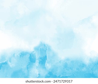Abstract splashed watercolor background. Design for your cover, date, postcard, banner, logo.