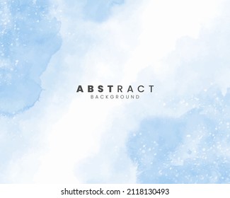 Abstract splashed watercolor textured background