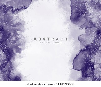 Abstract splashed watercolor textured background