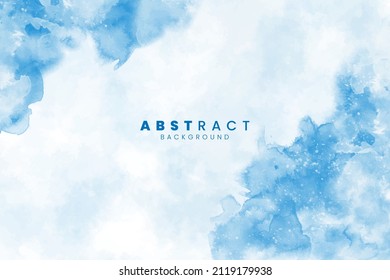 Abstract splashed watercolor textured background