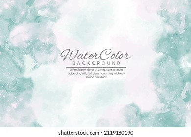 Abstract splashed watercolor textured background