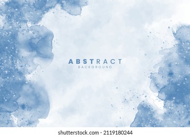 Abstract splashed watercolor textured background