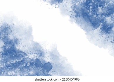 Abstract splashed watercolor textured background