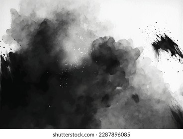 Abstract splashed watercolor textured background