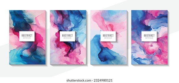 Abstract splashed watercolor textured background