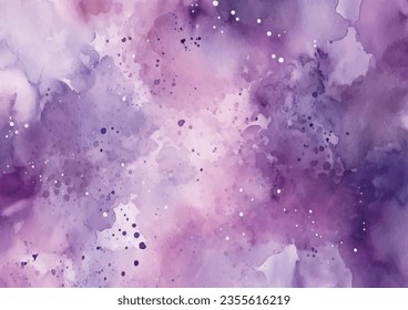 Abstract splashed watercolor textured background. 