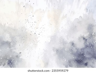 Abstract splashed watercolor textured background. 
