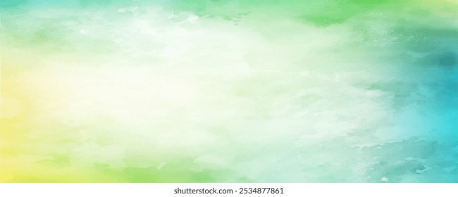 Abstract splashed watercolor textured background. Multicolored watercolor background.