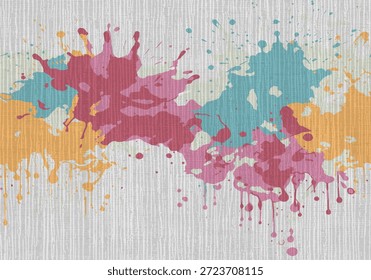 Abstrakte Spritzbilder kreatives Kunstdesign