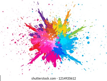 abstract splatter color background. illustration vector design