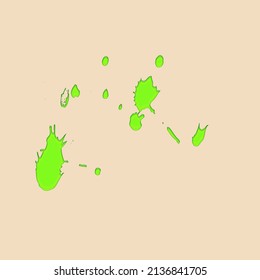 Resumen del fondo de color de la bandeja. diseño vectorial de ilustración. salpicadura de agua verde