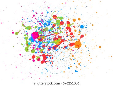 abstract splatter color background. illustration vector design