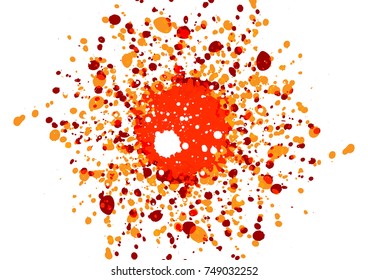 abstract splatter  color design background. illustration vector design