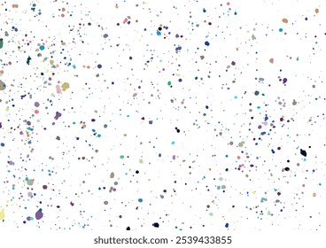 Abstract splatter color on white background. Vector illustration design