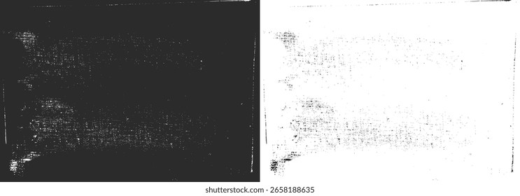 Abstractas salpicadura de polvo superposición angustiado blanco y negro grunge textura ilustración diseño de fondo
