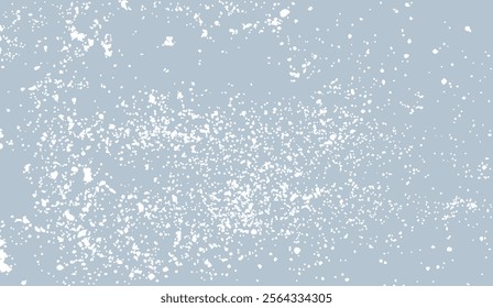 Abstract splatter pattern on a light gray background, resembling a snowy or starry texture, perfect for use in design, art, and digital creations