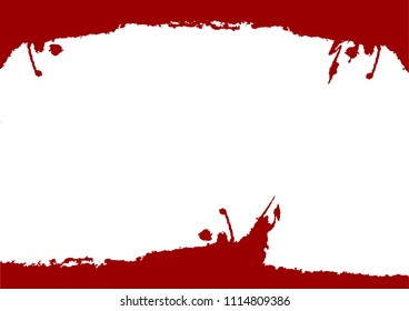 abstract splatter red color design background. illustration vector design