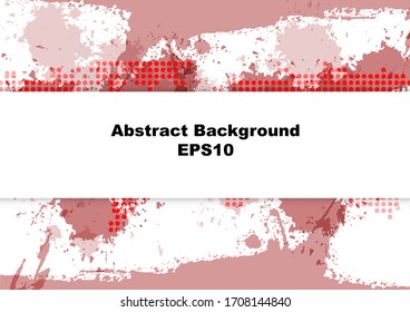 abstract splatter red design background,illustration vector design background.