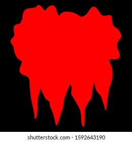 An abstract splatter shaped background image.