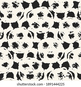 Abstract Splattered Ink Textured Pattern
