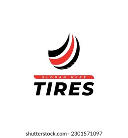 Abstract Sport Automotive Tire Logo Symbol