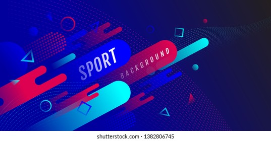 Abstract Sport Background, active motion, Dynamic, vector illustration.