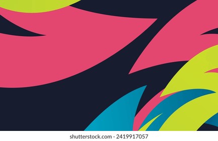 afiche de banner de fondo deportivo abstracto, web con colores rojo amarillo, azul