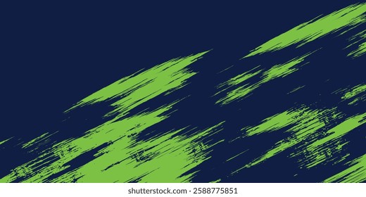 Abstract Sport Background with Green and Blue Brush Texture and Halftone Effect. vector illustration eps 10