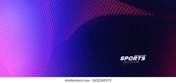 Abstractas fondo deportivo con efecto de luz. Diseño futurista geométrico.
