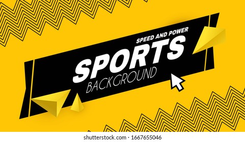 Abstract sport background with motion triangle elements. 3D dynamic effect.
