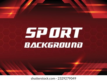 Abstract sport background on hexagon mesh design modern luxury futuristic vector illustration.
