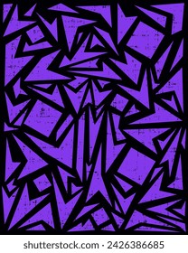 Abstract sport background  pattern design in purple and black color with grain texture. Vector backgrounds. Suitable for jersey, card, poster and banner template.