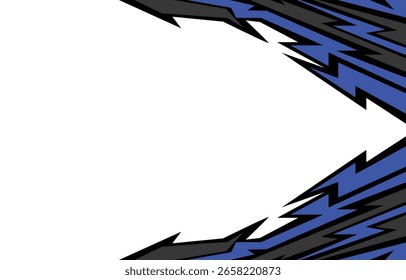 	
Fondo deportivo Abstractas con un rayo de trueno agudo y un patrón en zigzag y con un poco de espacio de copia