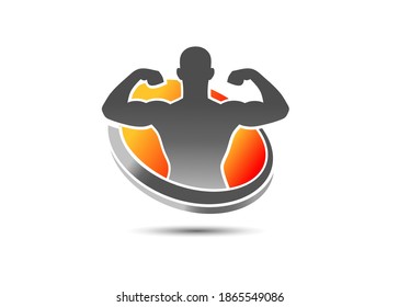 abstract Sport and fitness logo Design
