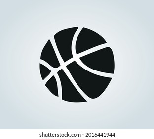 abstract sport icon ball and basket for medal