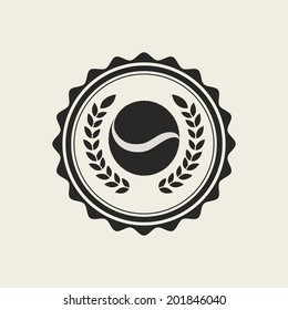 abstract sport label on a white background