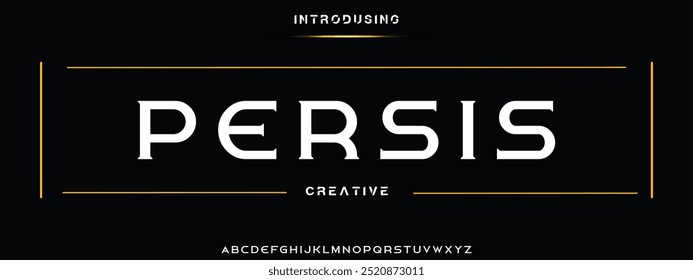 Abstract sport modern alphabet fonts. Typography technology electronic sport digital game music future creative font. vector illustration