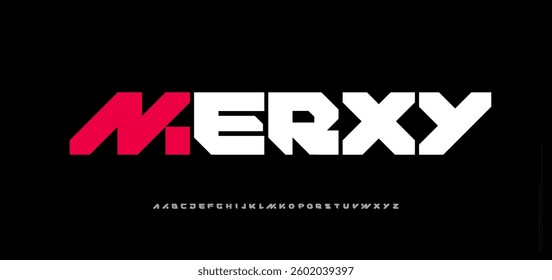 Abstract sport modern alphabet fonts. Typography bold typeface design for sport, technology, fashion, digital, future creative logo font. vector illustration