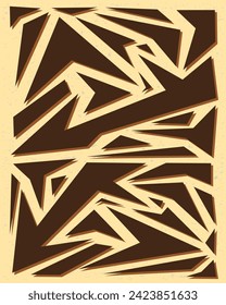 Abstract sport racing background pattern in brown color. Vector illustration. Suitable for logo, banner, poster and landing page backgrounds.