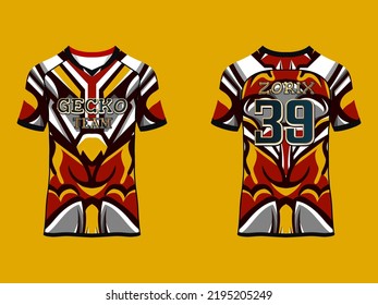 Abstract Sport Short raglan sleeve jersey Wear