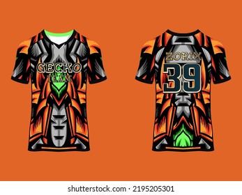 Abstract Sport Short raglan sleeve jersey Wear