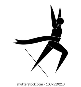 Abstract sport symbol