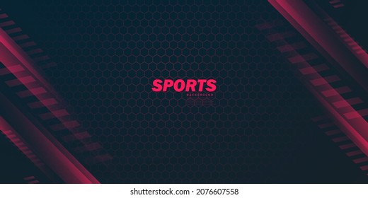 Abstract sports background with motion elements with beautiful dynamic lighting effects.