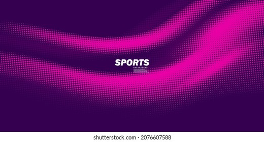 Abstract sports background with motion elements with beautiful dynamic lighting effects.