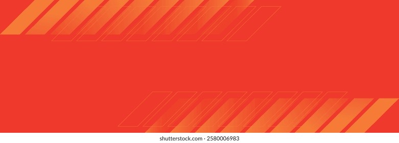 Abstract Sports Background with Orange and Red Gradient Brush Strokes and Halftone Effect, sports